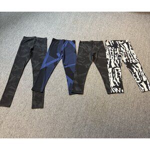 PORTO San Francisco Womens Size 0 Pull-On Leggings Lot, 3 Crop/1 Full Length